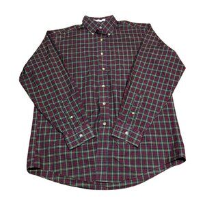 L.L. Bean Shirt's Men's Size Medium Wrinkle Resistant Long Sleeve Button Down